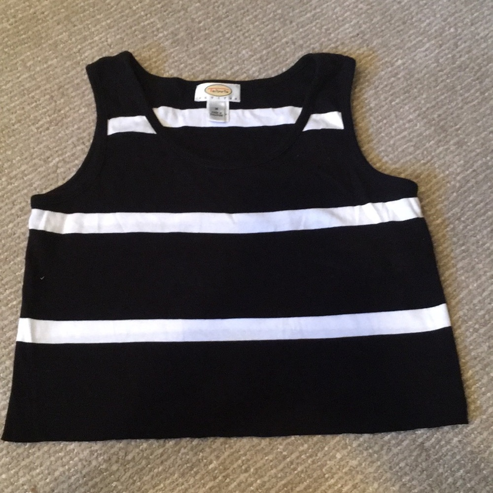 Black and White Tank Top
